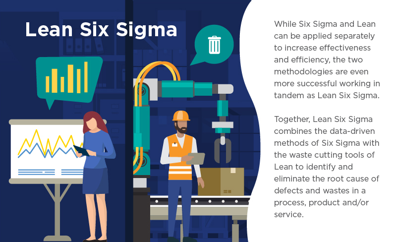 Concept describing the goals of Lean Six SIgma