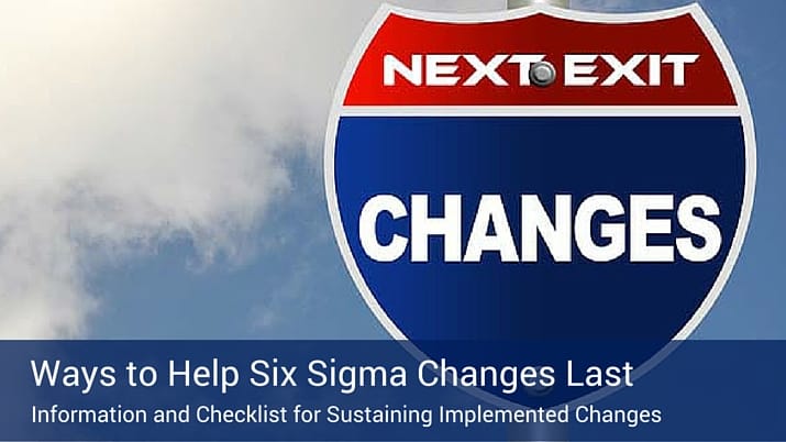 An illustration of a street sign that is in the shape of a badge that says "next exit" in small letters on the top of the sign in red and a blue part of the bottom of the sign that reads "changes" with the backdrop of a blue sky.