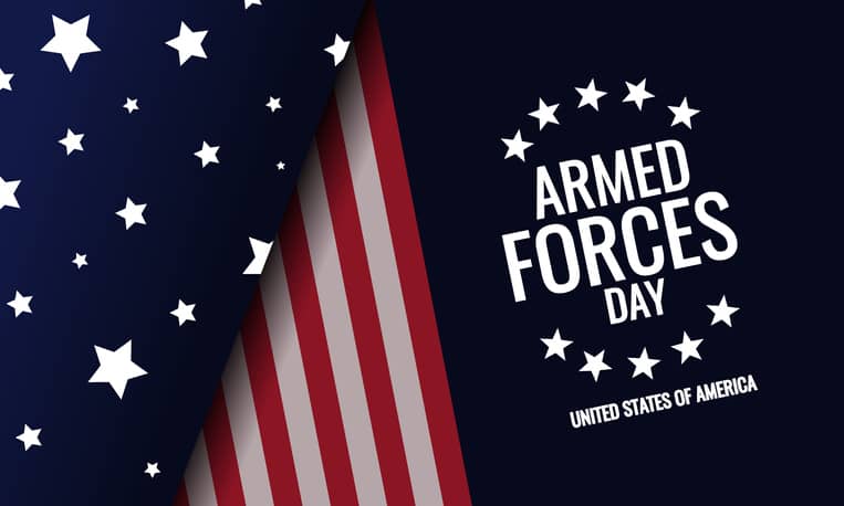 Armed forces day illustration